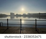 
School trip to Salford Quays, Manchester, Uk