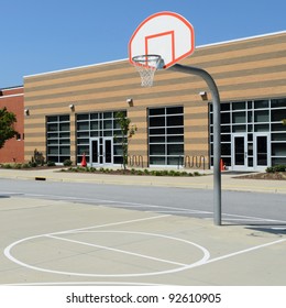 School Yard Basketball Court