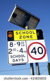 School Zone Sign, Australia