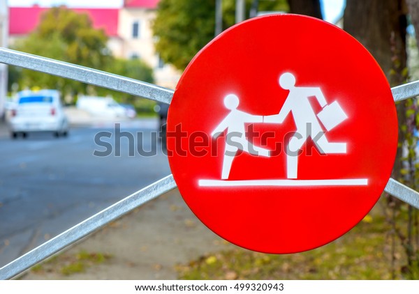 School zone traffic
sign