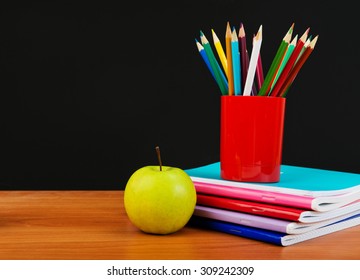 Schoolchild and student studies accessories. Back to school concept. 