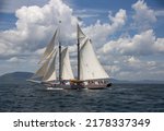 A schooner sailing in Maine