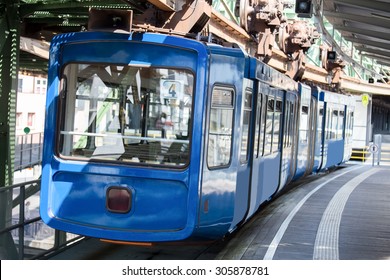 Schwebebahn Train In Wuppertal Germany