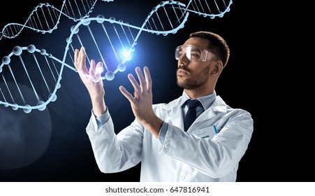 Science Genetics People Concept Male Doctor Stock Photo 647816941 ...