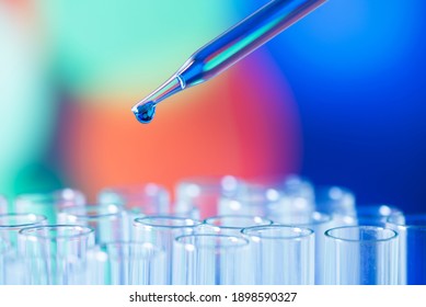 science laboratory test tubes , laboratory equipment - Shutterstock ID 1898590327