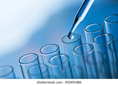 Science Laboratory Test Tubes , Lab Equipment For Research New Medical