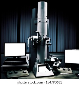 science medical equipment electron microscope