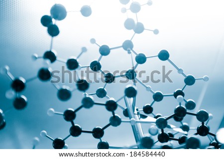 Science Molecular DNA Model Structure, business concept 
