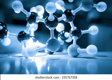 Science Molecule DNA Model Structure, business concept 