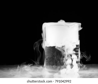 Science Study Into The Reaction Of Dry Ice And Water