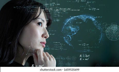 Science technology concept. Mathematics. Education.