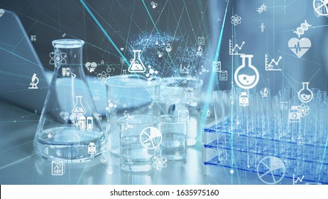 Science Technology Concept. Research And Development. Drug Discovery.