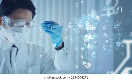 Science Technology Concept. Research And Development. Drug Discovery.