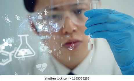 Science Technology Concept. Research And Development. Drug Discovery.