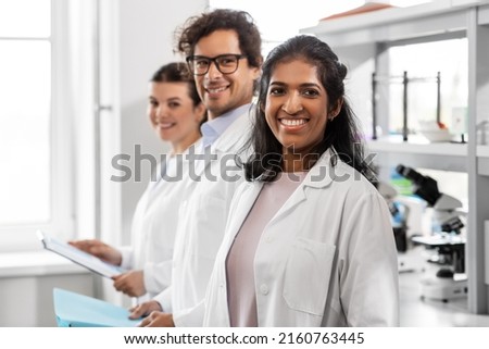 Similar – Image, Stock Photo research and science doctor student people