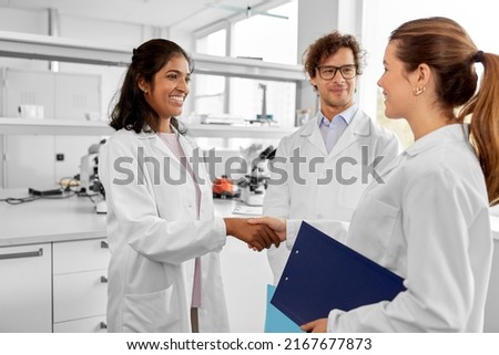 Image, Stock Photo research and science doctor student people