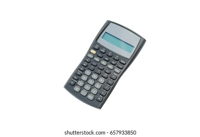 Scientific Calculator On White Isolated Background