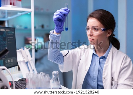 Similar – Image, Stock Photo Performing lab experiments