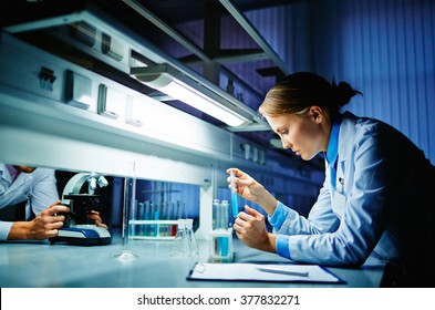 Scientist In Lab