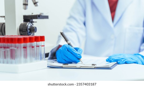 Scientist people working perfumes, fragrances, aromatics Laboratory lab test, fragrance, flavor testing can help you determine ingredients, used to create particular flavor or fragrance.