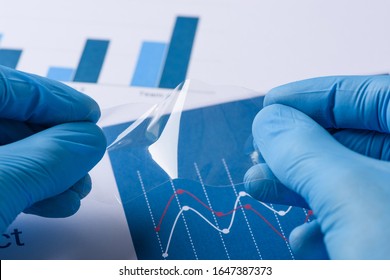 Scientist Show Layer Of Novel Transparent Flexible Thin Film Research In Laboratory