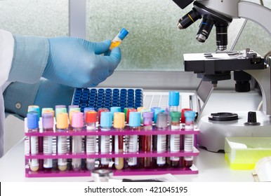 scientist testing in the laboratory / hands of a lab technician working with samples - Powered by Shutterstock - Get 15% off with code: PIKWIZARD15