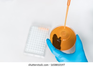 Scientist working in the CDC laboratory.