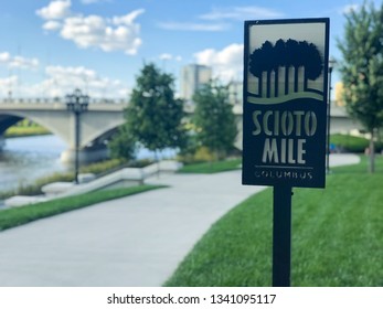 Scioto Mile Sign