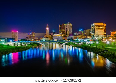 Northern lights christmas trees columbus ohio