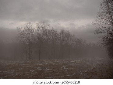 Scioto River On A Stormy Day