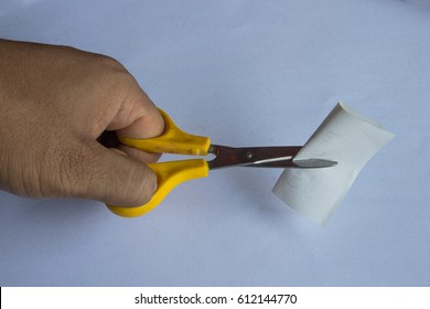 Scissors cut paper
