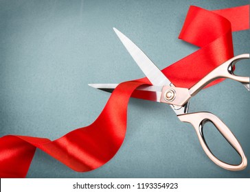 15,088 Scissors Cutting Ribbon Images, Stock Photos & Vectors 