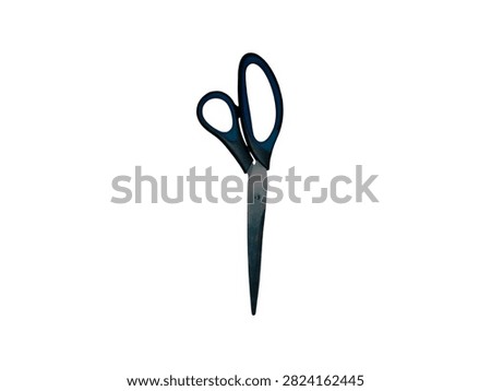 scissors on a radiant white background 