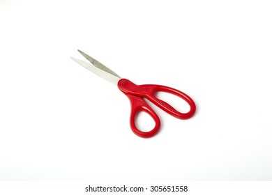 scissors on white 