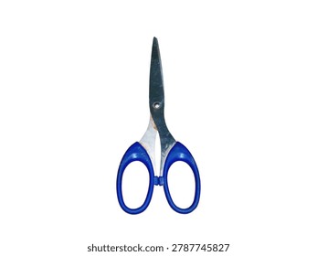 Scissors on white background, office and school stationery concept