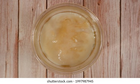 Scoby Fermentation To Make Kombucha From Above