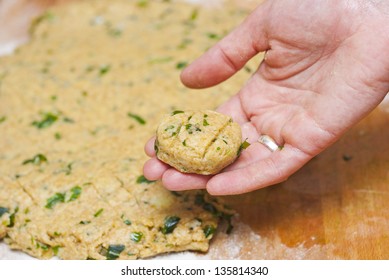  Scone Dough With Wild Garlic