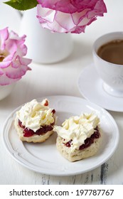 Scones With Clotted Cream