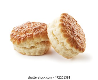 scones on a white background - Shutterstock ID 492201391