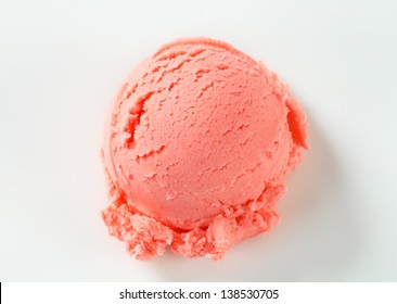 Scoop Of Watermelon Ice Cream