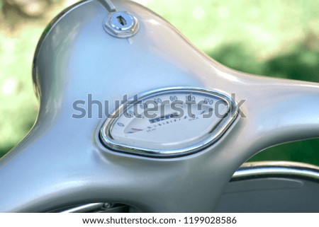 scooter handlebar odometer