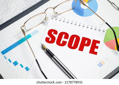 Scope Word On Notepad Glasses Chart Stock Photo 2178778931 | Shutterstock