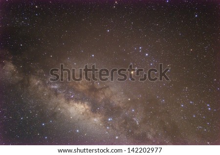 The Scorpius constellation