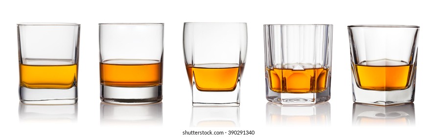Scotch Whiskey On A White Background