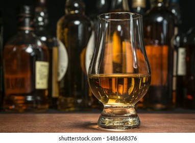 Scotch Whisky In A Traditional Tasting Glass.