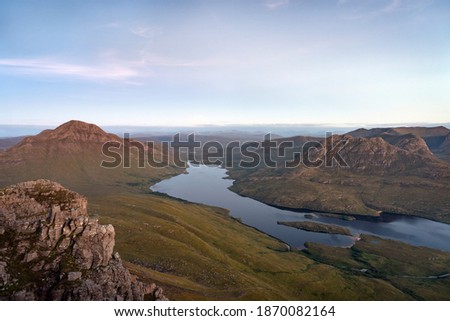 Scotish Highlands during Sunset taken in August 2020