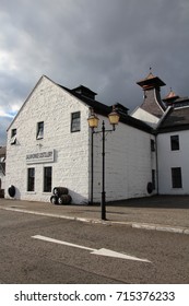 SCOTLAND, INVERNESS SHIRE, DALWHINNIE - OCTOBER 12, 2014: Building Of The Dalwhinnie Distillery