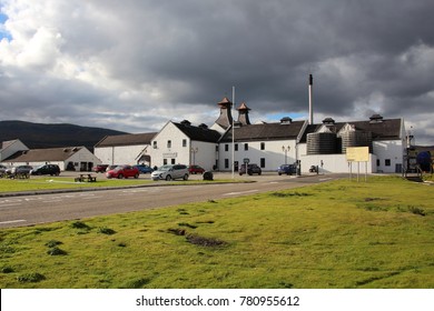 SCOTLAND, INVERNESS SHIRE, DALWHINNIE - OCTOBER 12, 2014:  Dalwhinnie Distillery In The Scottish Highlands