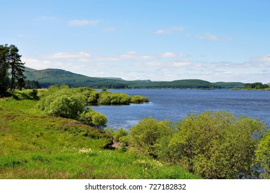 Scotland Loch Carron Sunny Day