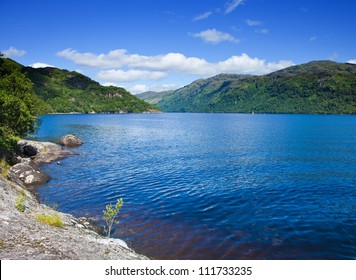 Scotland, Loch Lomond In Summer